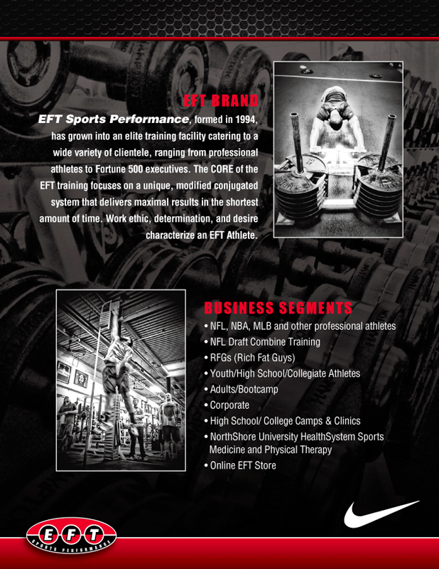 EFT/Nike Brochure Page